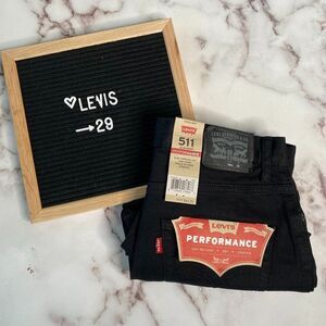 LEVIS Women's Black 511 Slim Short | Size: 29